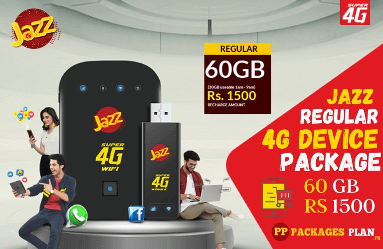 Jazz Regular 4G Device Package