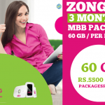 Zong 3 Months MBB Package 60GB