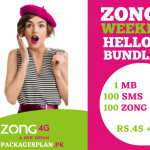 Zong Hello 7 Day Bundle