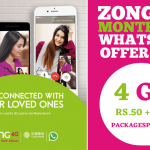 Zong Monthly WhatsApp Offer
