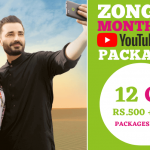 Zong Monthly YouTube 12GB Package