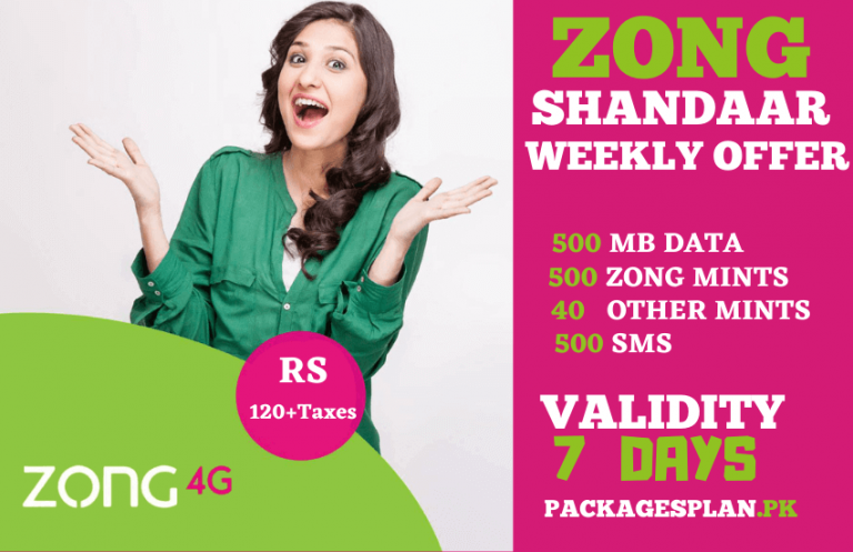 Zong Shandaar Weekly Offer