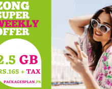 Zong Super Weekly Offer