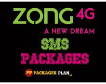 Zong SMS Packages