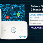 Telenor 30 GB, 3 Month Bundle