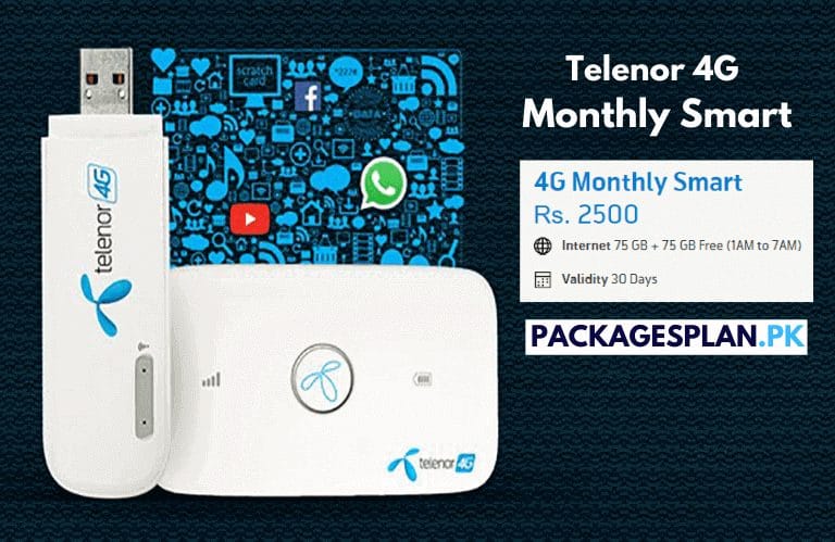 Telenor 4G Monthly Smart